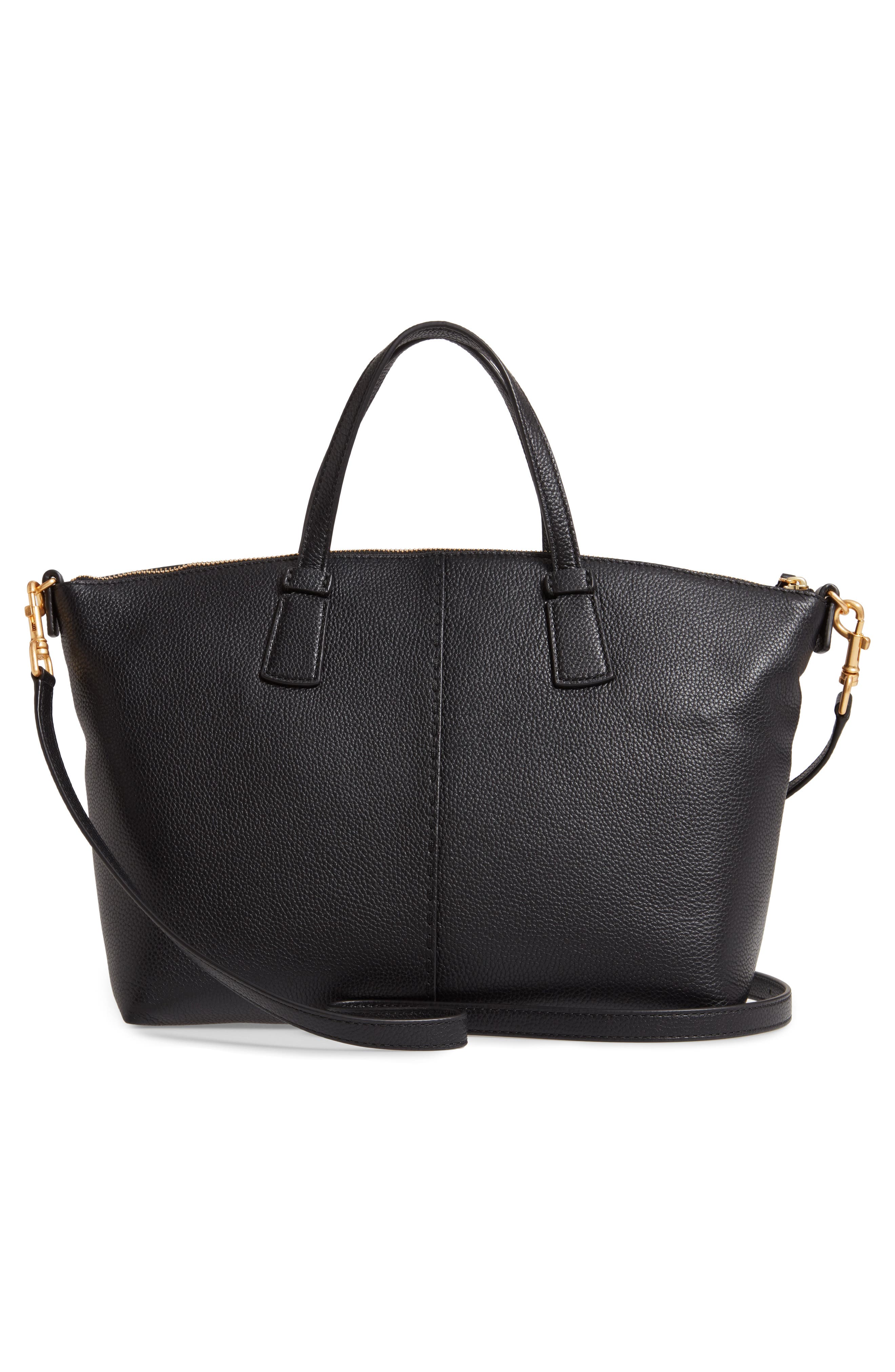 Tory Burch McGraw Leather Satchel, Alternate, color, 