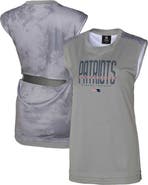 Outerstuff Women's Gray New England Patriots No Sweat Tank Top