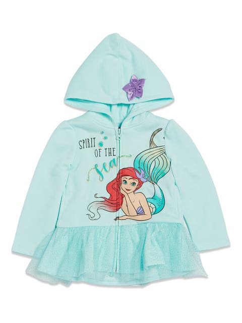 The Little Mermaid Princess Ariel Zip-Up Hooded Sweatshirt (Baby)