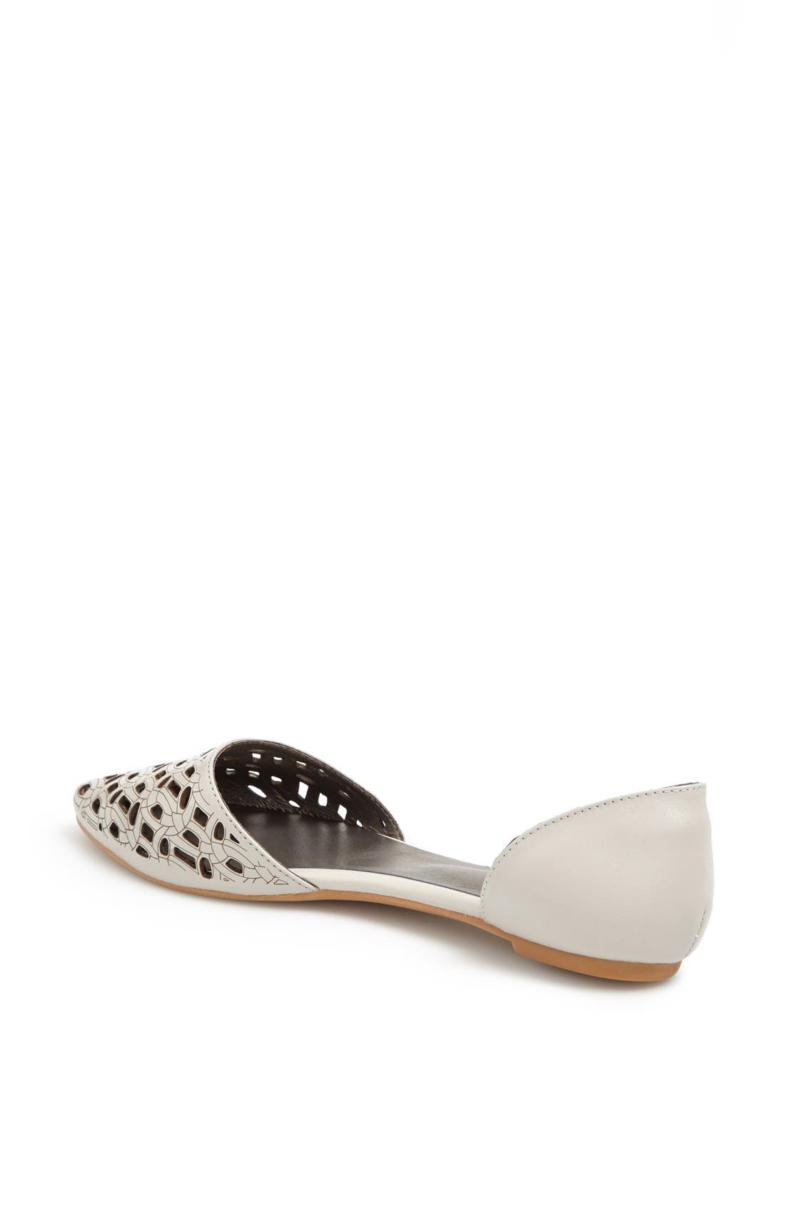 Jeffrey Campbell 'In Love' Laser Cut d'Orsay Flat, Alternate, color, 