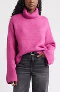 Treasure & Bond Fuzzy Turtleneck Sweater