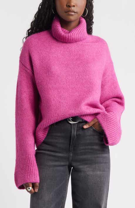 Treasure & Bond Fuzzy Turtleneck Sweater