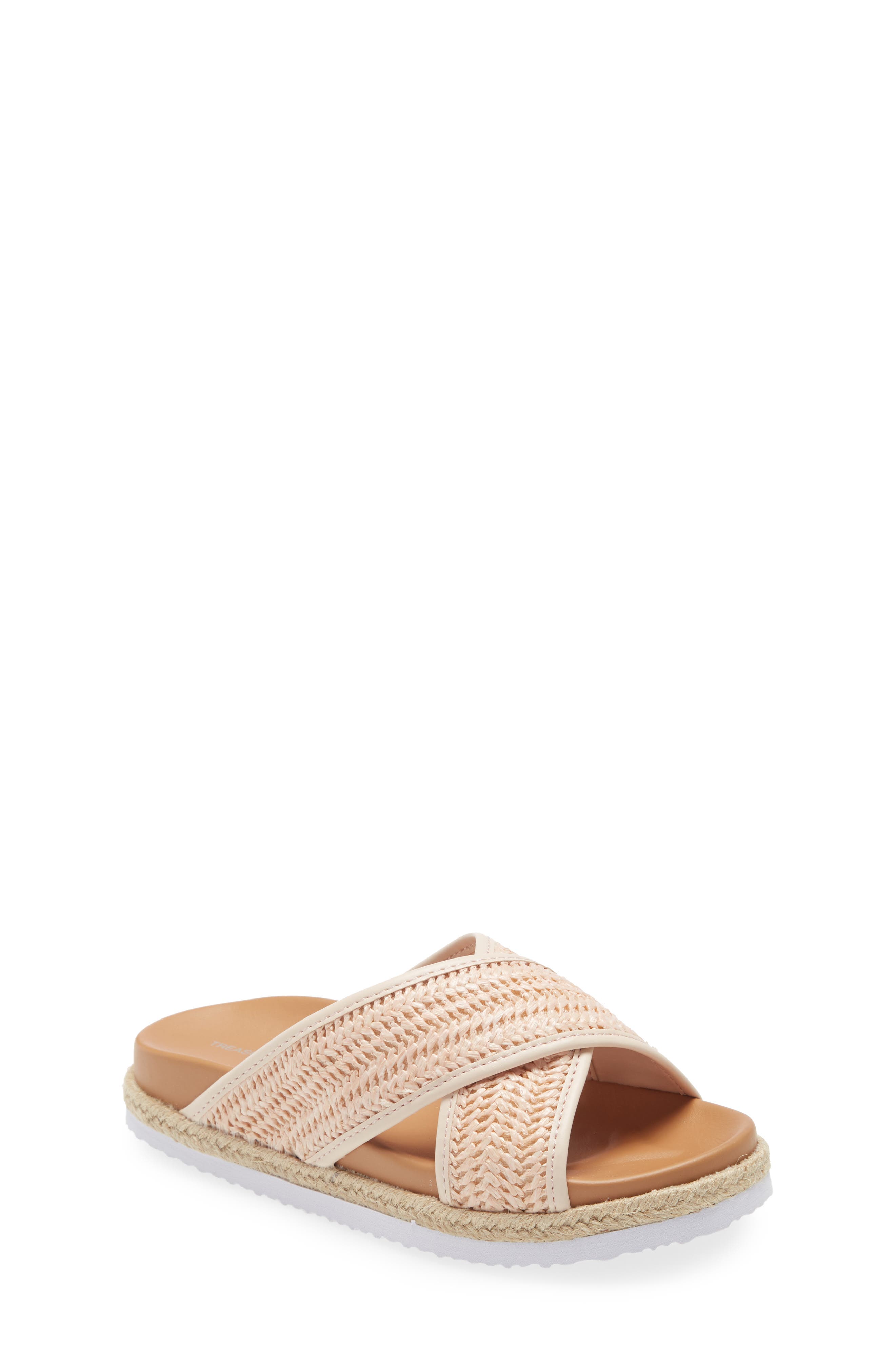 Treasure & Bond Cross Band Slide Sandal, Main, color, 