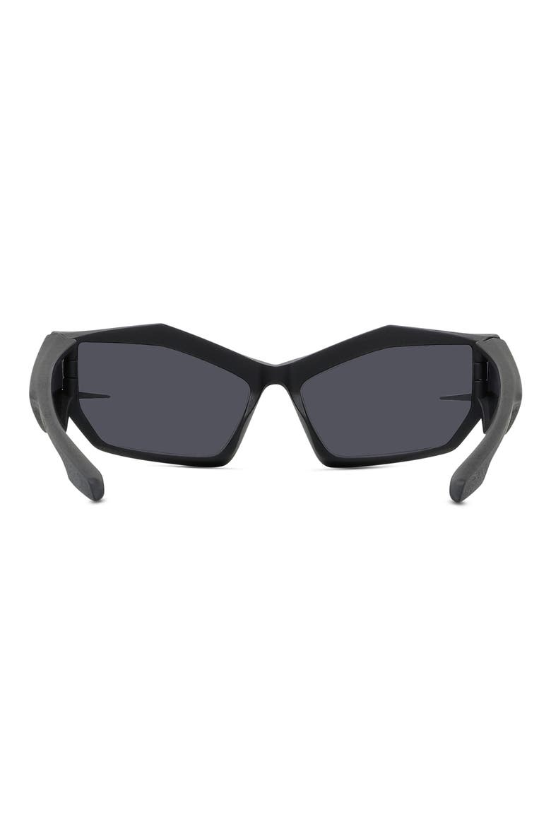 Geometric Sunglasses, Alternate, color, MATTE BLACK / SMOKE