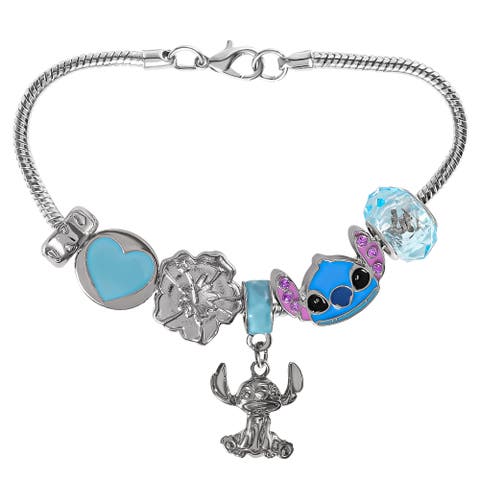 Stitch Fashion Charm Bracelet, 7"