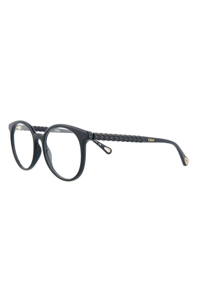 Chloé 52mm Round Optical Frames, Alternate, color,