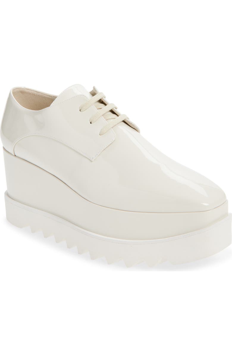 Stella McCartney Sneakelyse Platform Sneaker, Main, color, Ivory