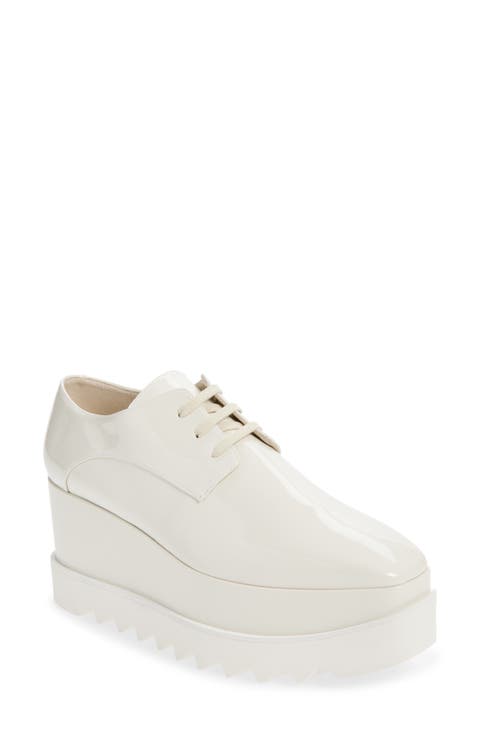 Stella McCartney レースアップ ブーツ 35 クリームホワイト