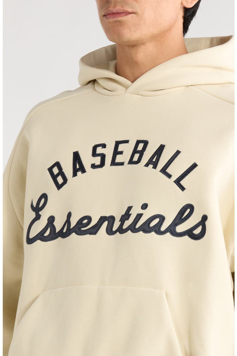 x MLB Embroidered Cotton Blend Fleece Hoodie, Alternate, color, OAT
