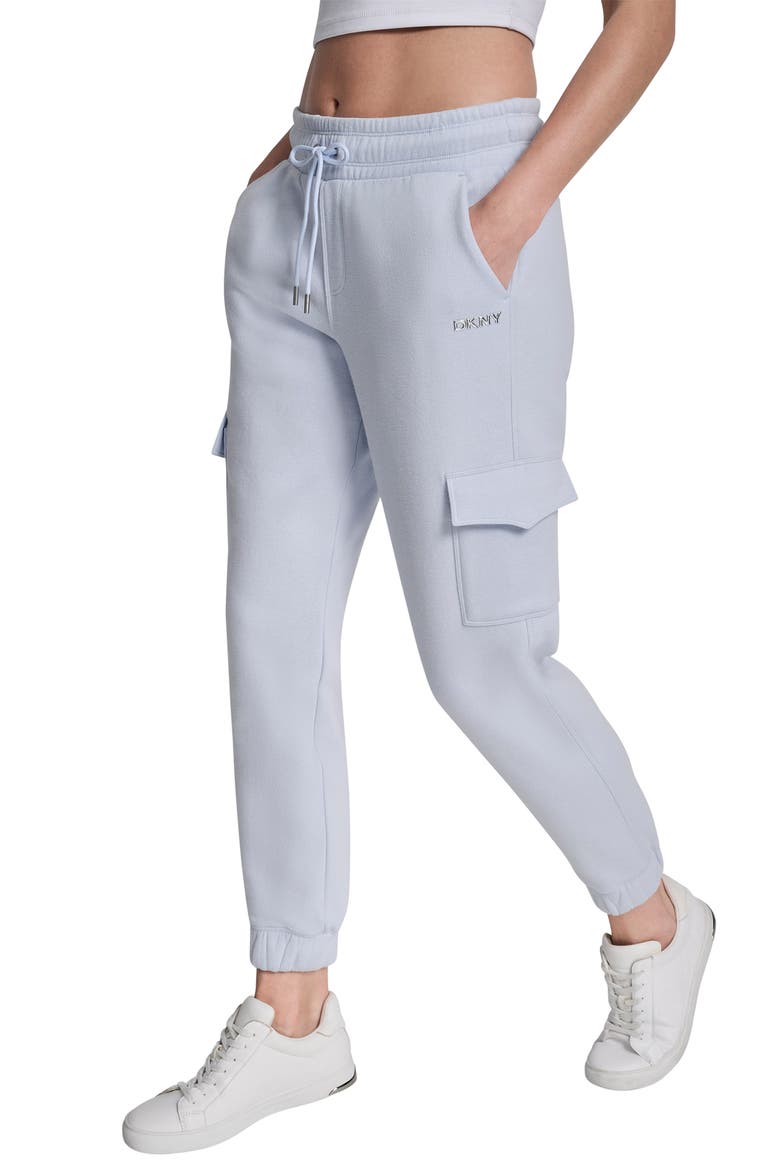 Slim Fit Cargo Joggers, Alternate, color, FROST BLUE