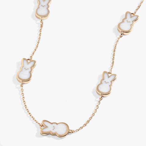 Peeps® Pearlized Bunny Necklace