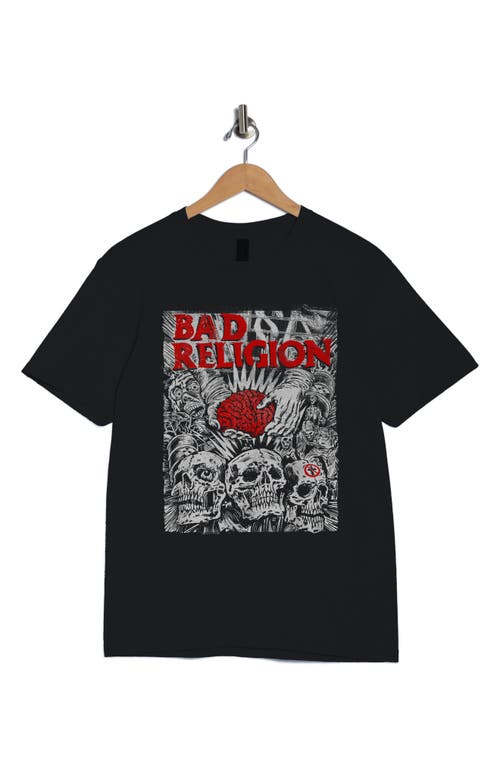 Monster Digital Bad Religion Brain Surgery Graphic T-shirt In Black
