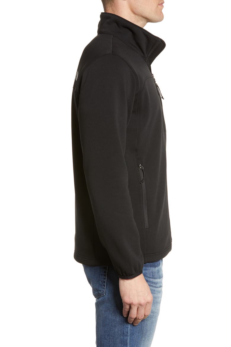 Momentum Fleece Jacket, Alternate, color, TNF BLACK
