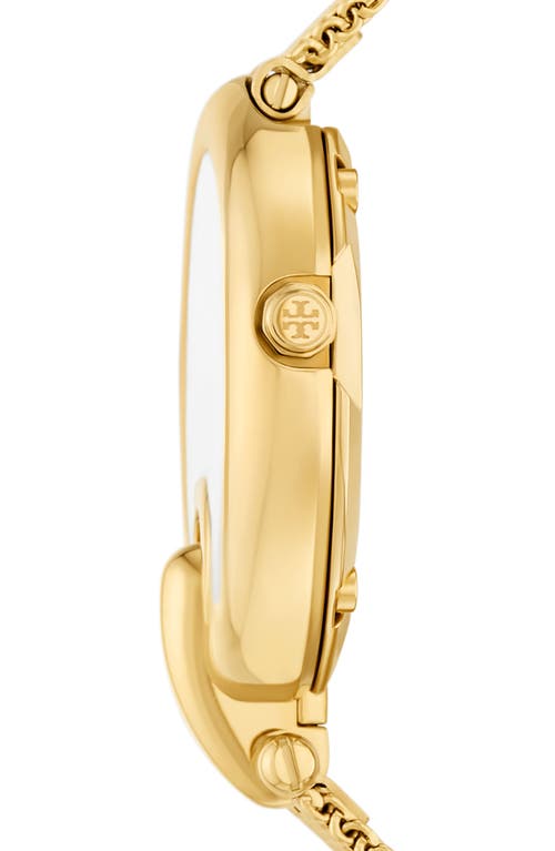 Tory Burch Small Pierced Watch In Gold