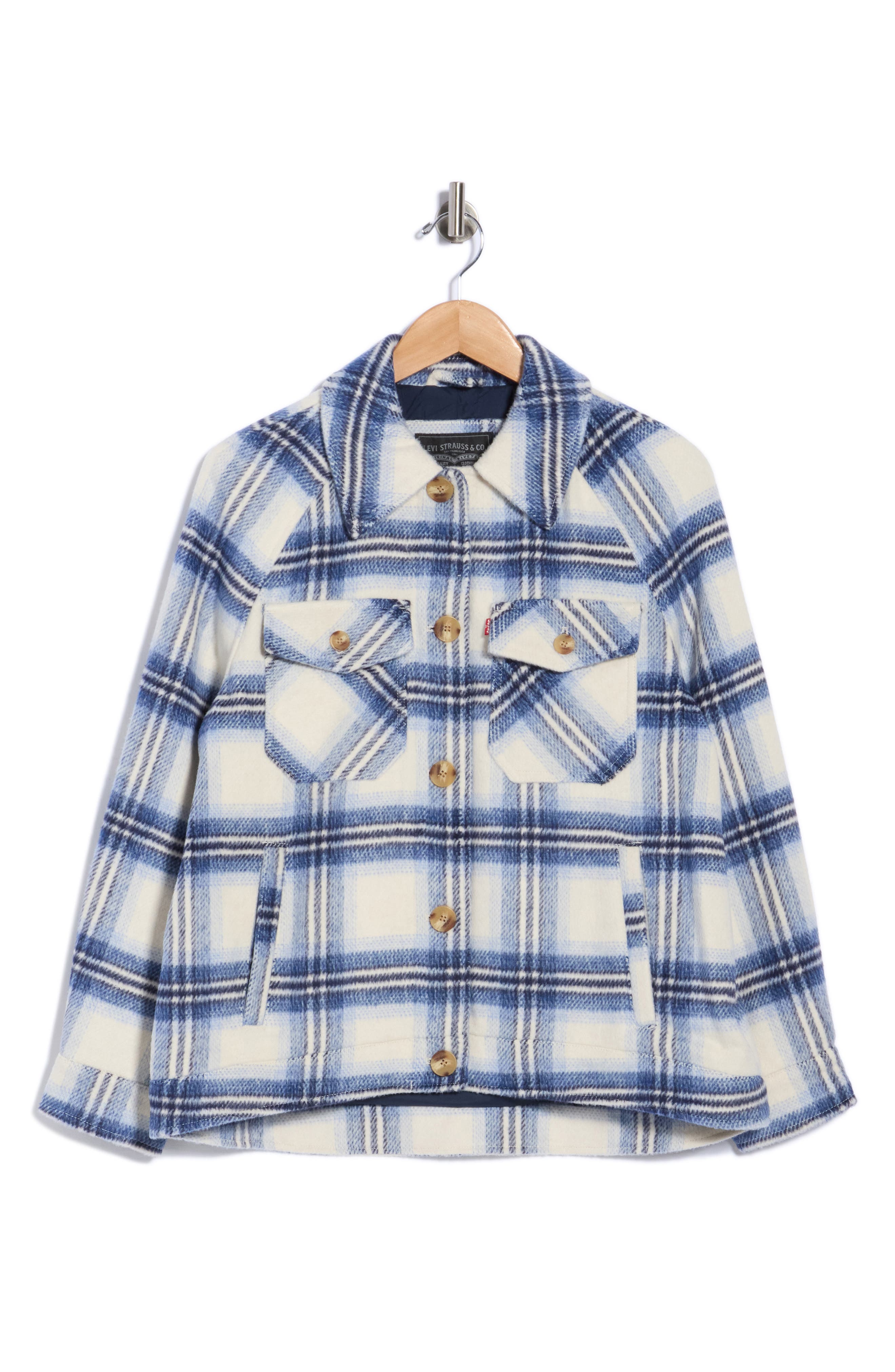 BLUE/ CREAM PLAID