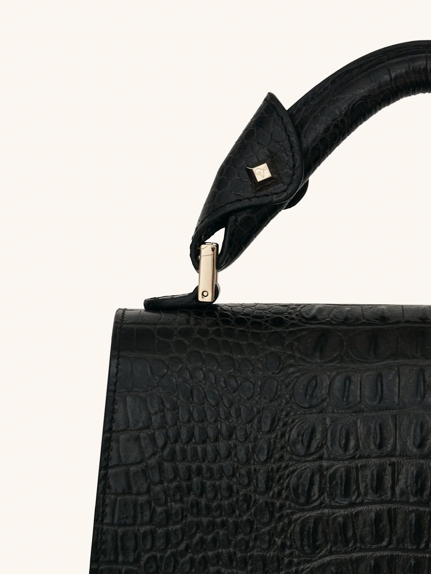 VIE LORIE Vittoria Top Handle Bag, Alternate, color, Black Chestnut