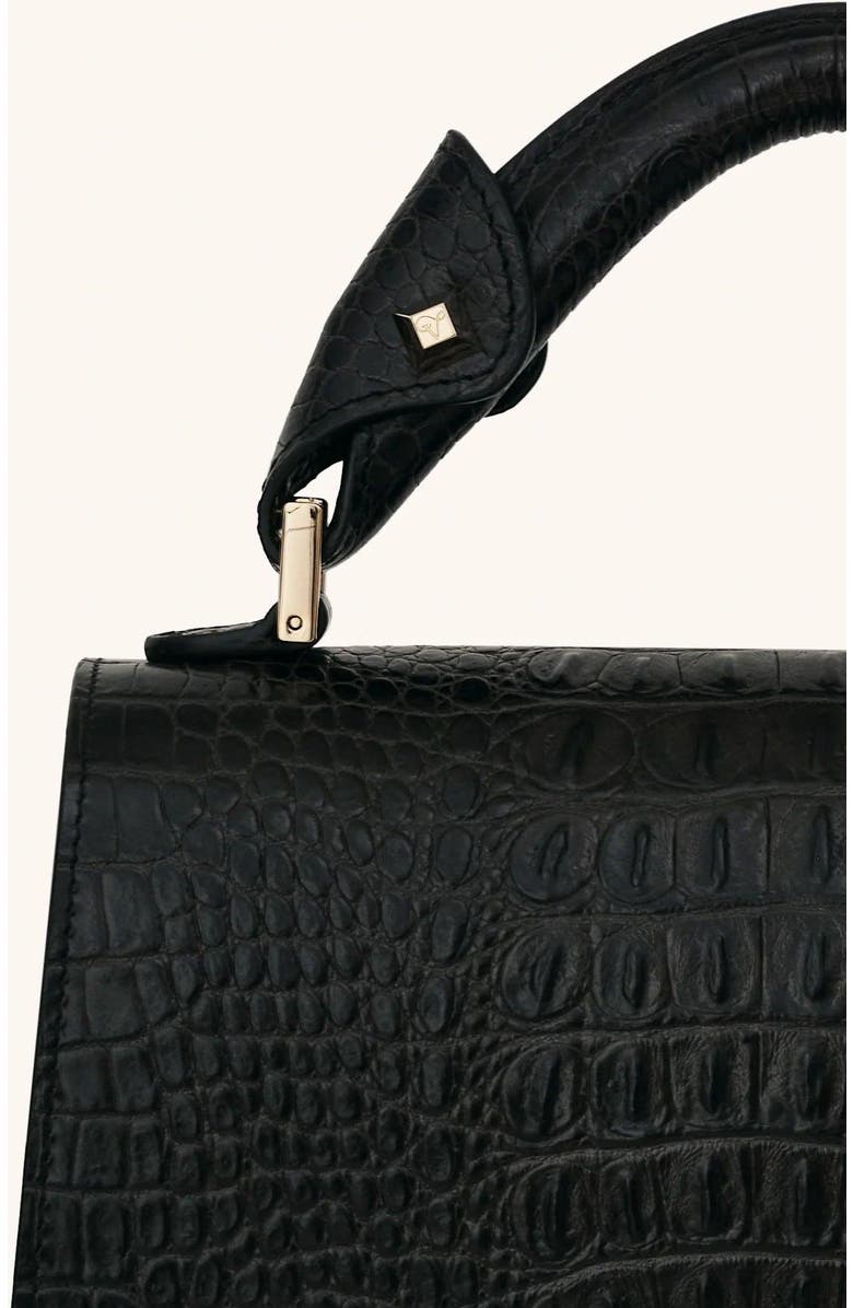 VIE LORIE Vittoria Top Handle Bag, Alternate, color, Black Chestnut