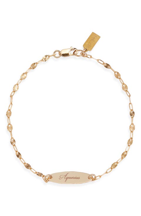 Engraved Zodiac Pendant