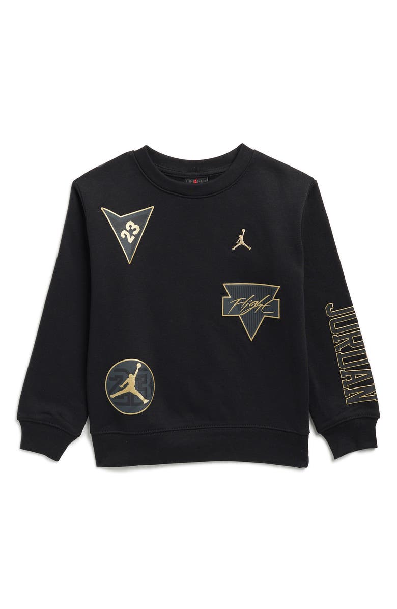 Jordan Kids' See Me Shine Pullover, Main, color, Black