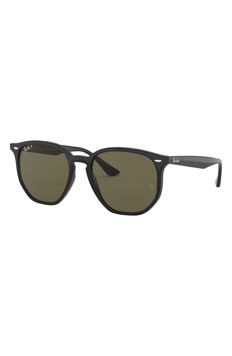 Ray-Ban 54mm Polarized Round Sunglasses, Alternate, color, 