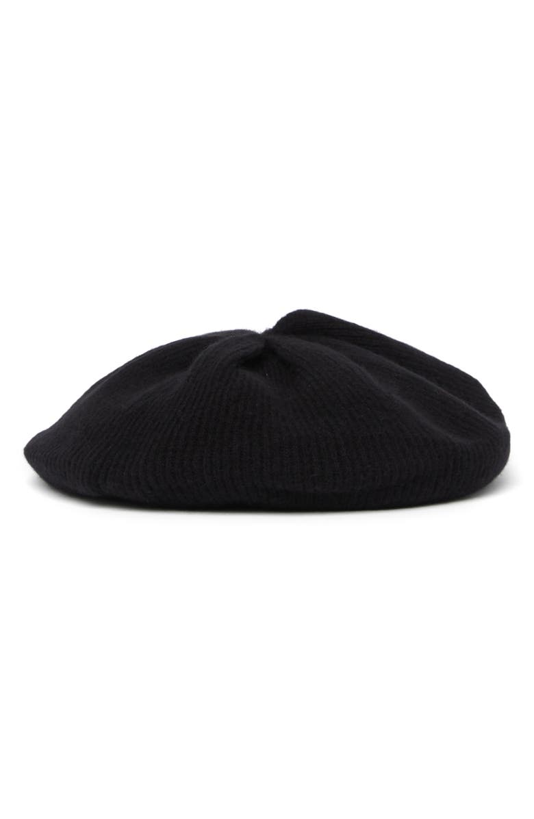 Vince Camuto Ribbed Cashmere Beret, Alternate, color,