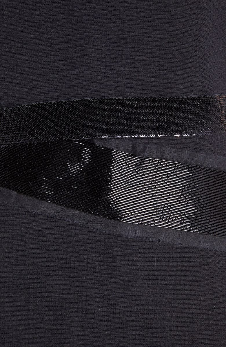 Emilio Pucci Sleeveless Illusion Yoke Sheath Dress, Alternate, color, 