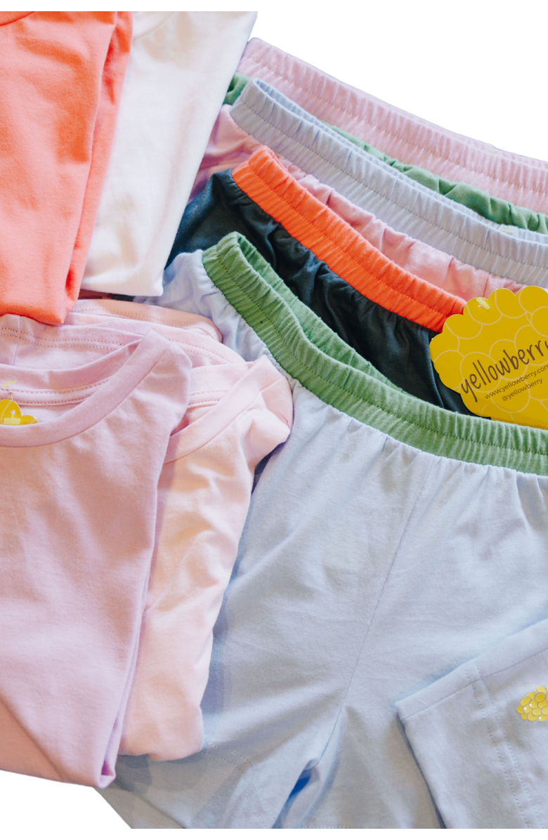 Yellowberry Bliss Cotton Short, Alternate, color, Pebble