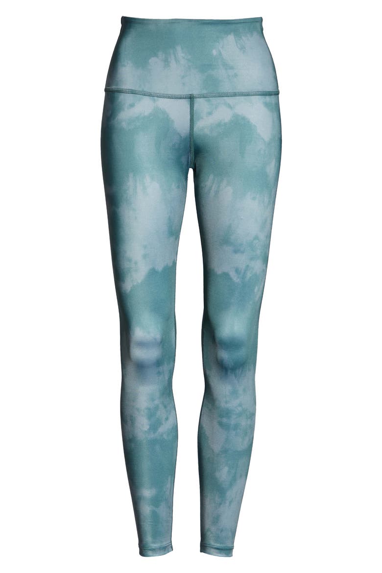 Lux High Waist Leggings, Alternate, color, MEADOW SAGE SMOKE