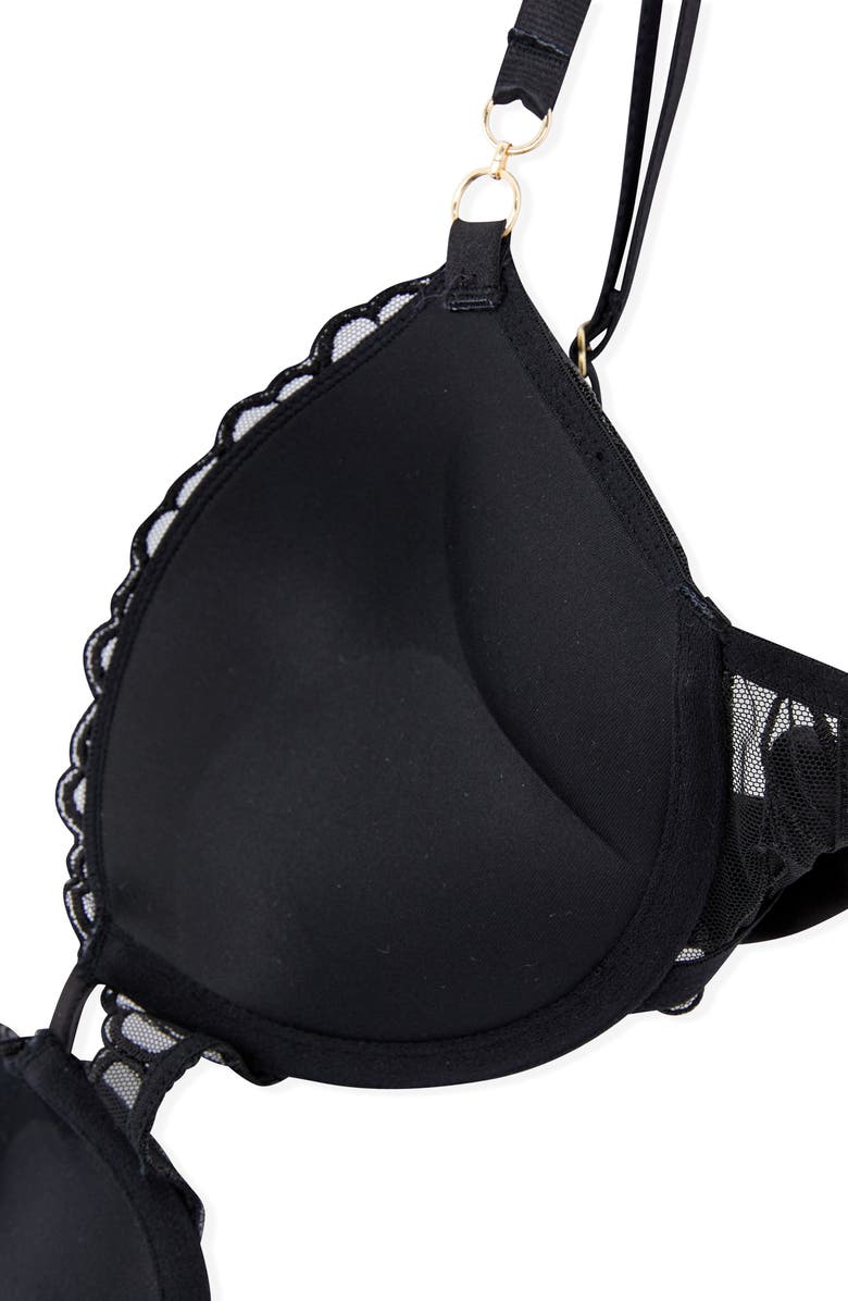 Etam Envolee N°9 Underwire Bra, Alternate, color, Black