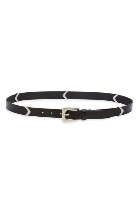 Arrow Ornament Leather Belt