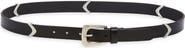 AllSaints Arrow Ornament Leather Belt