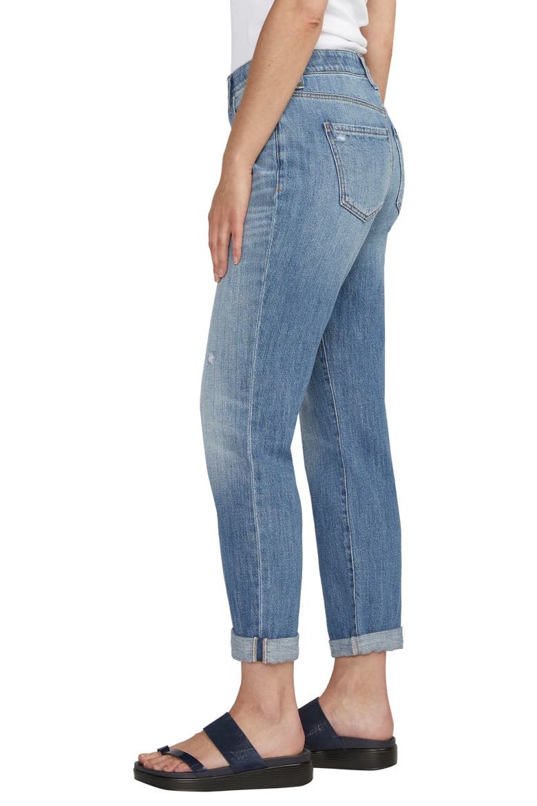 Carter Mid Rise Girlfriend Jeans, Alternate, color, SPRING STREAM BLUE