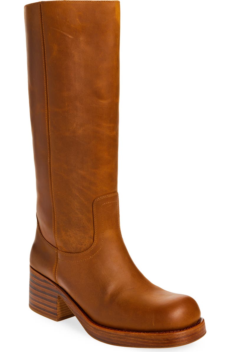 Jeffrey Campbell Reflect Platform Boot, Main, color, Tan Distressed