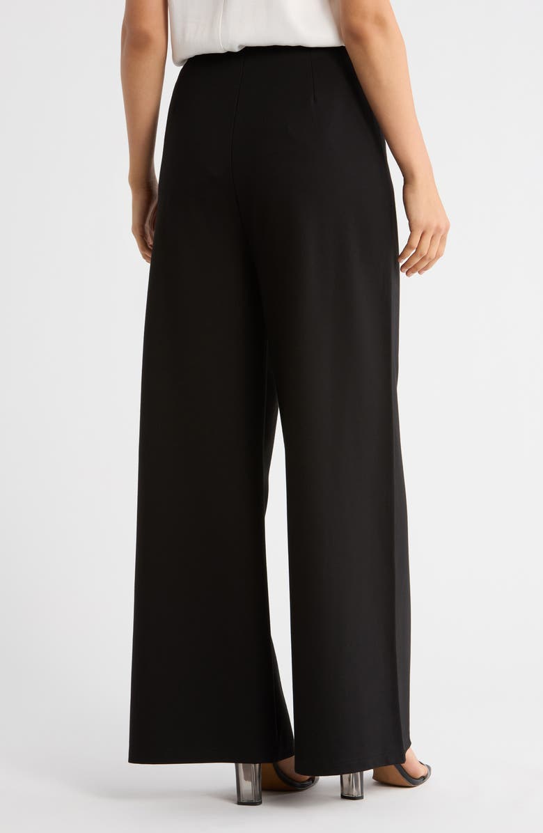 PATRIZIA LUCA Sailor Wide Leg Pants, Alternate, color, Black