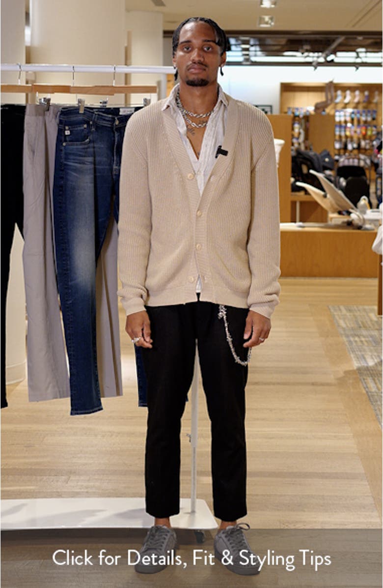 Bay Organic Cotton V-Neck Cardigan, sales video thumbnail