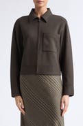 Vince Textured Knit Zip Jacket