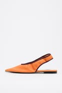 Bimba y Lola Leather Slingback Ballerina