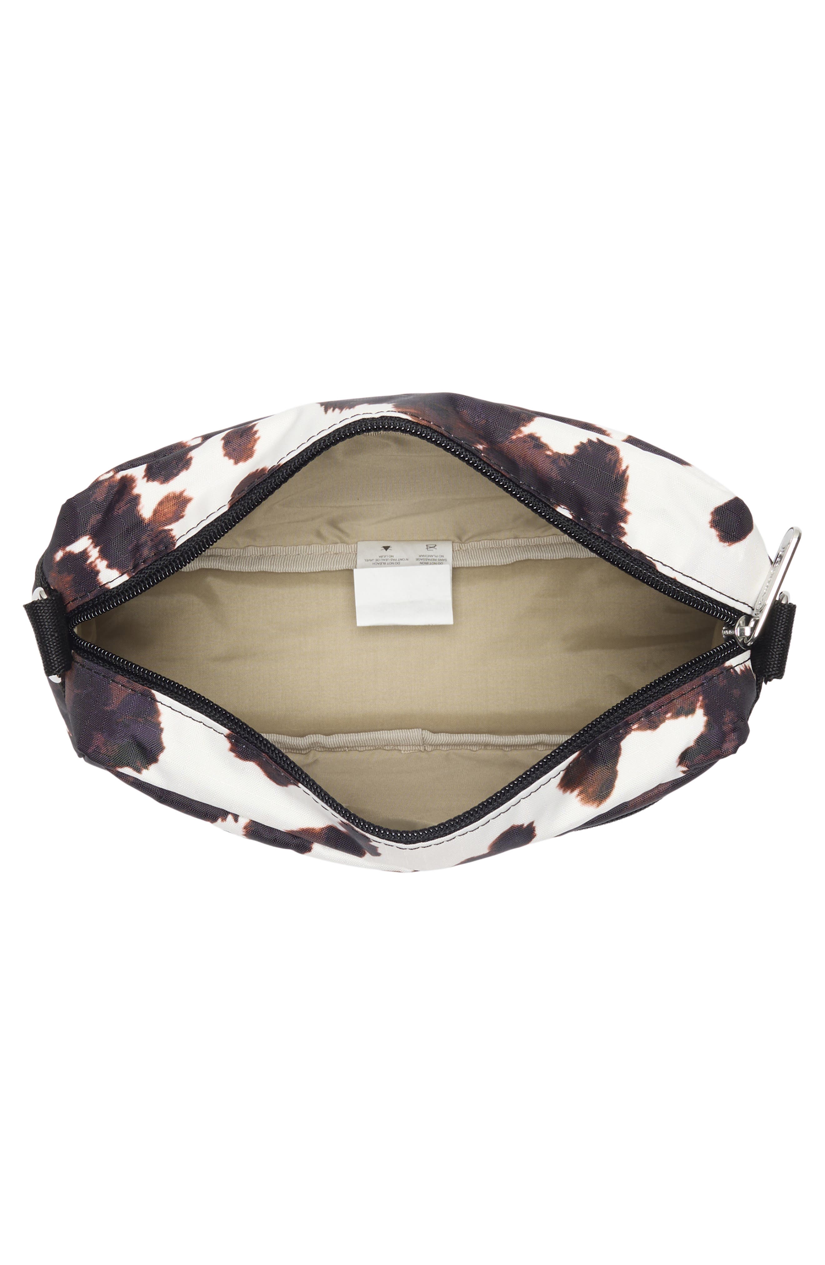 LeSportsac East/West Phone Crossbody Bag, Alternate, color, Cow Chic