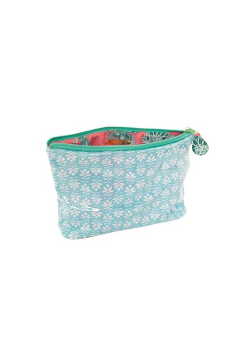 Cabana Life Large Makeup Bag In Cote D'azur