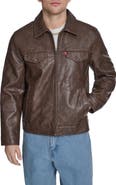 Levi's Faux Leather Trucker Jacket