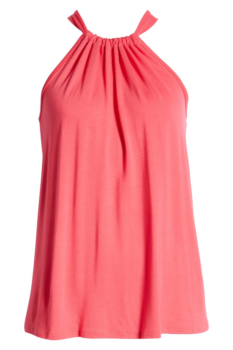 Halter Neck Tank, Alternate, color, FUSCHIA