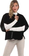 GORSKI Reversible Collarless Genuine Shearling Jacket