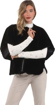 GORSKI Reversible Collarless Genuine Shearling Jacket
