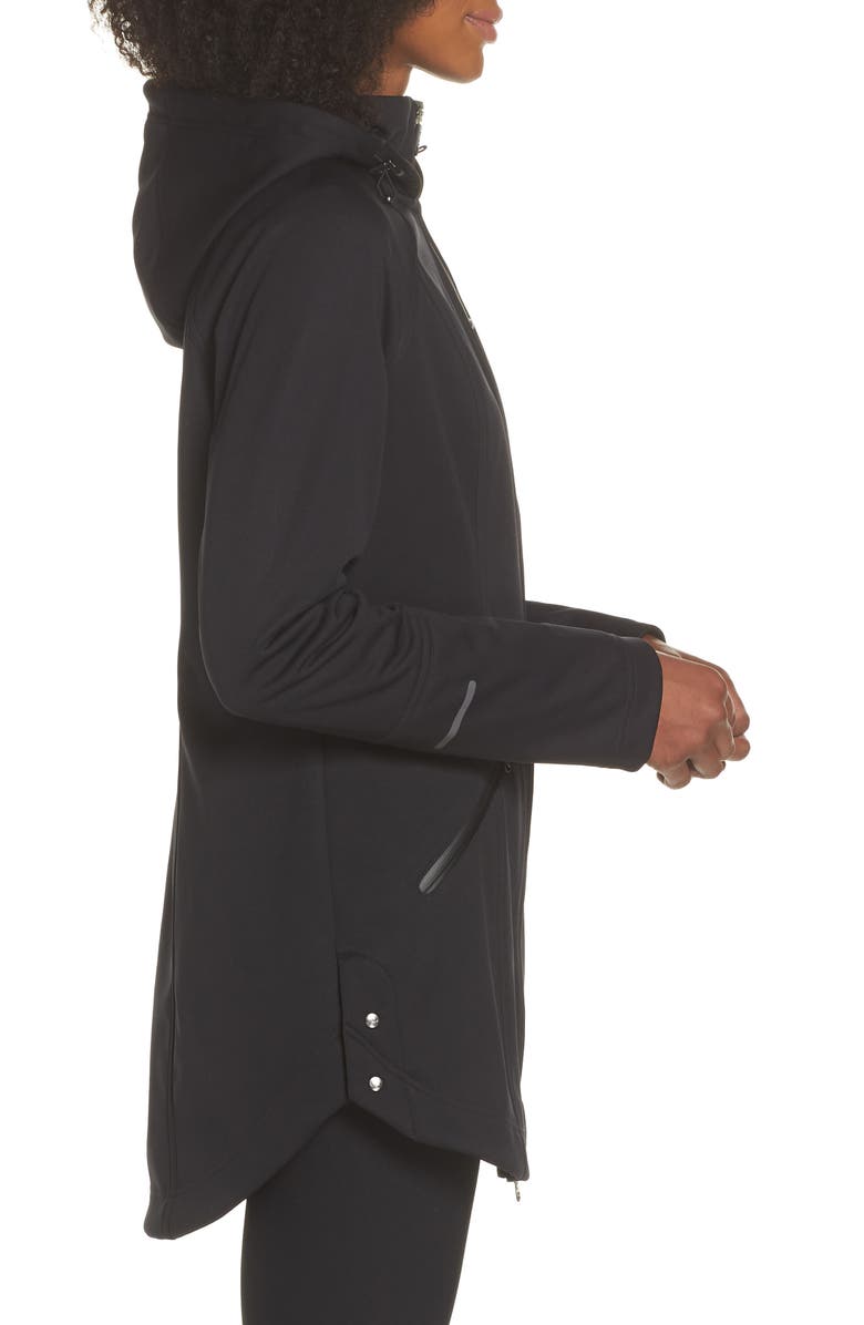 Zella Aero Hooded Soft Shell Training Jacket, Alternate, color,