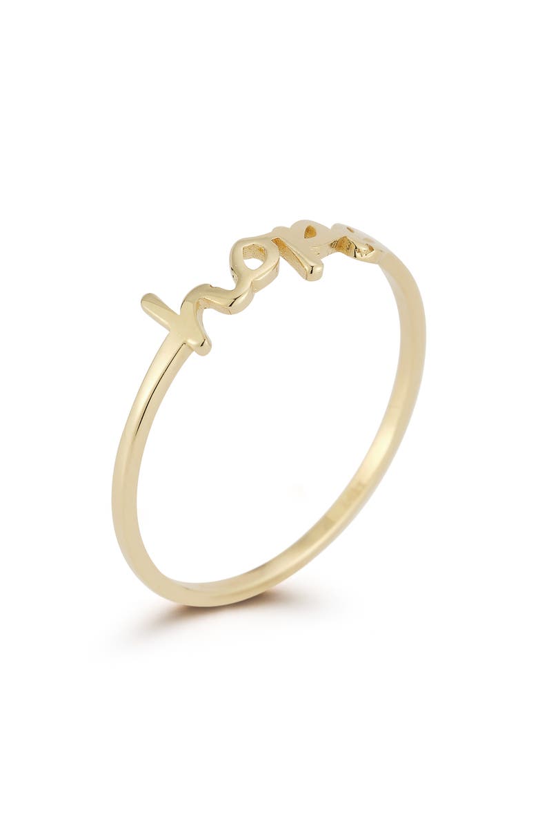 Ember Fine Jewelry 14K Gold 'Hope' Ring, Alternate, color, Gold