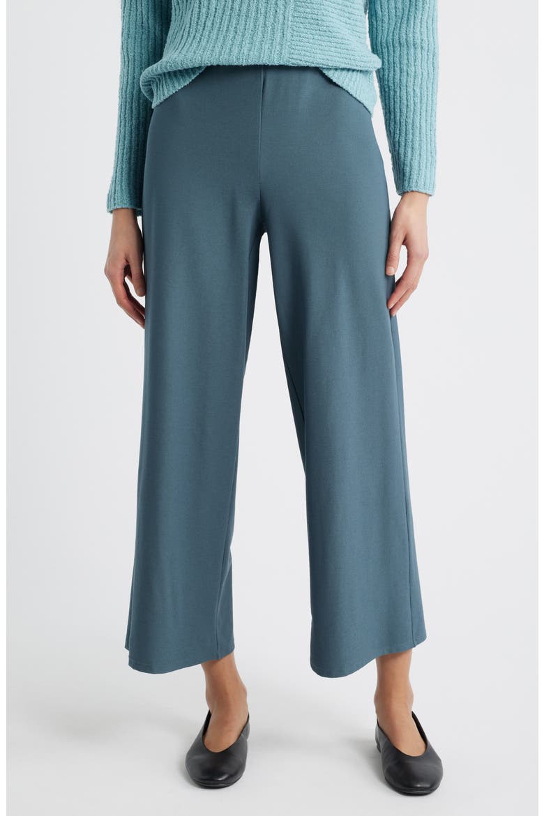 Ankle Wide Leg Pants, Main, color, EUCALYPTUS