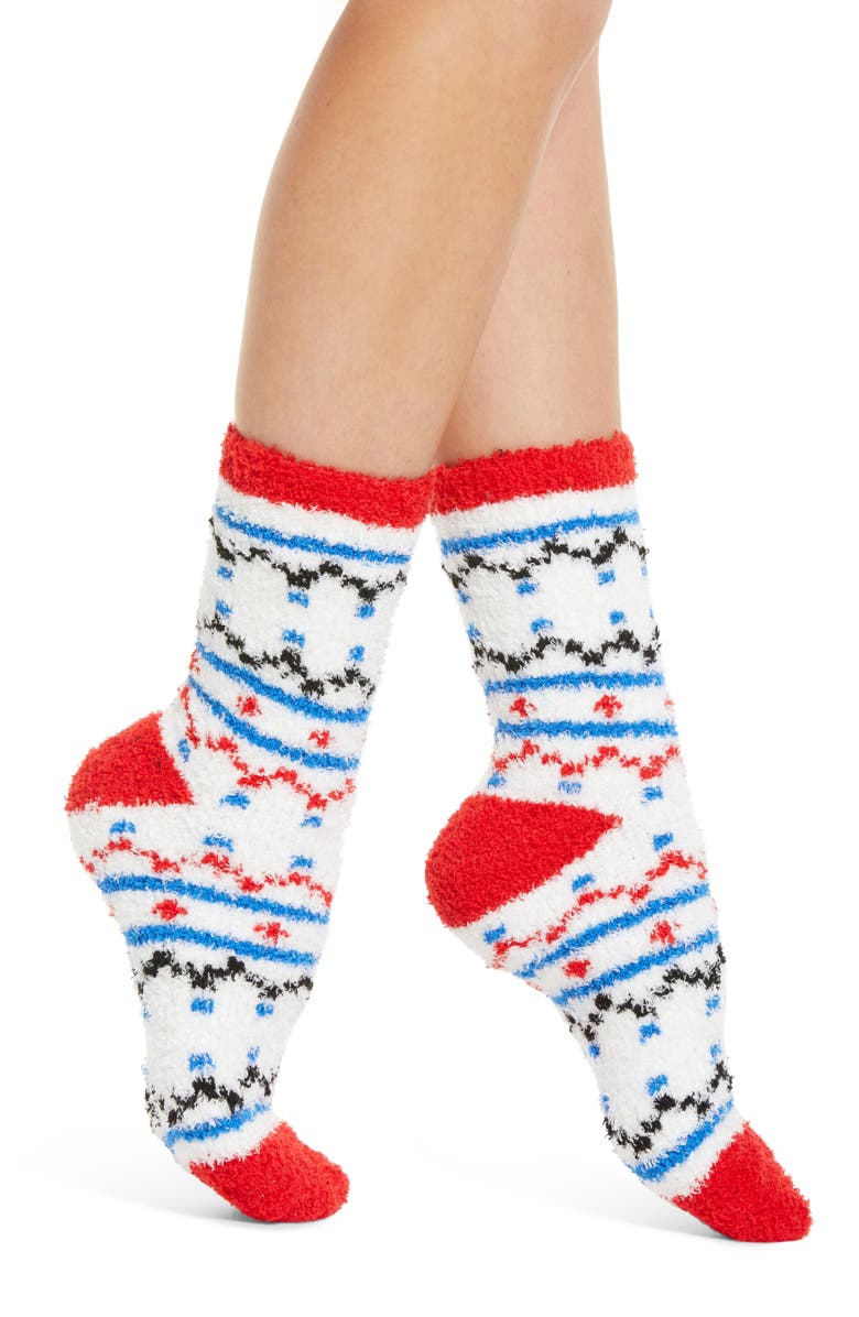 Nordstrom Butter Crew Socks, Main, color, 