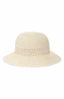 Nine West Woven Cloche Hat
