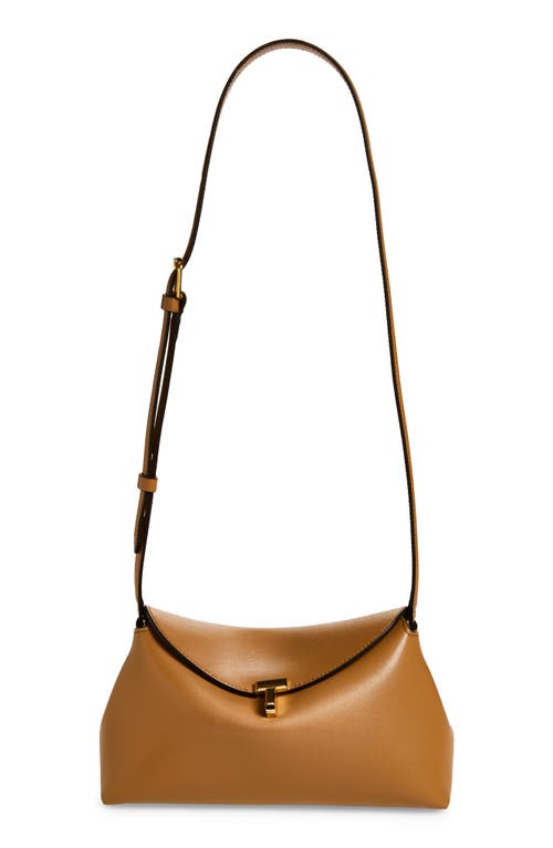 Totême Toteme Palmellata T-lock Leather Clutch Crossbody