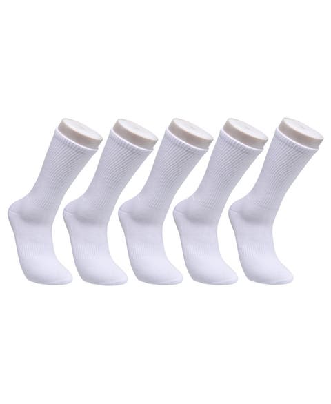 Organic Cotton Half Cushion Crew Sock 5-Pack